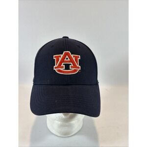 Vintage Auburn Tigers Hat Cap Strap Back Blue Spell Out Under Armour Football